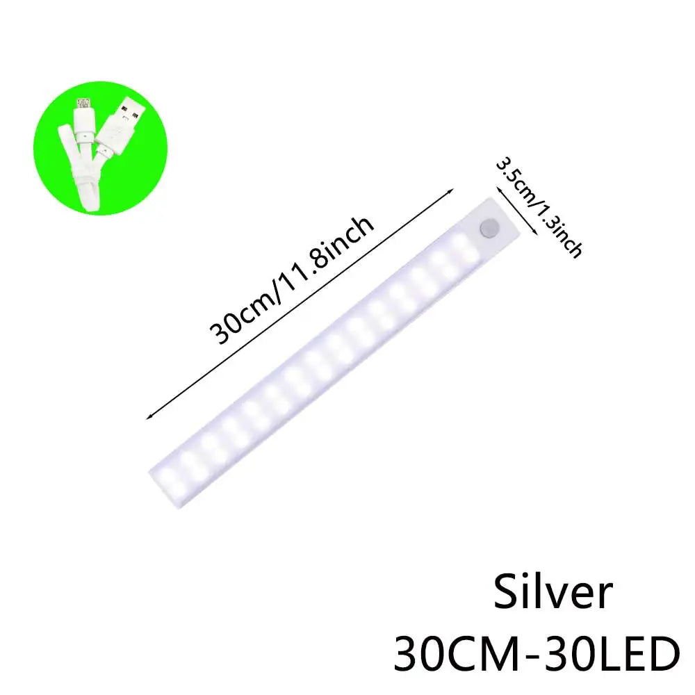 Night Light Led Light under Cabinet Light Motion Sensor Night Light Closet Light Cabinet Kitchen Lighting Magnetic Night Light